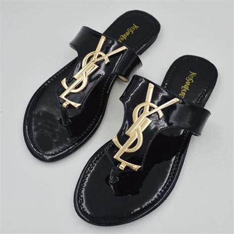 ysl sandals womens|ysl flat sandals women.